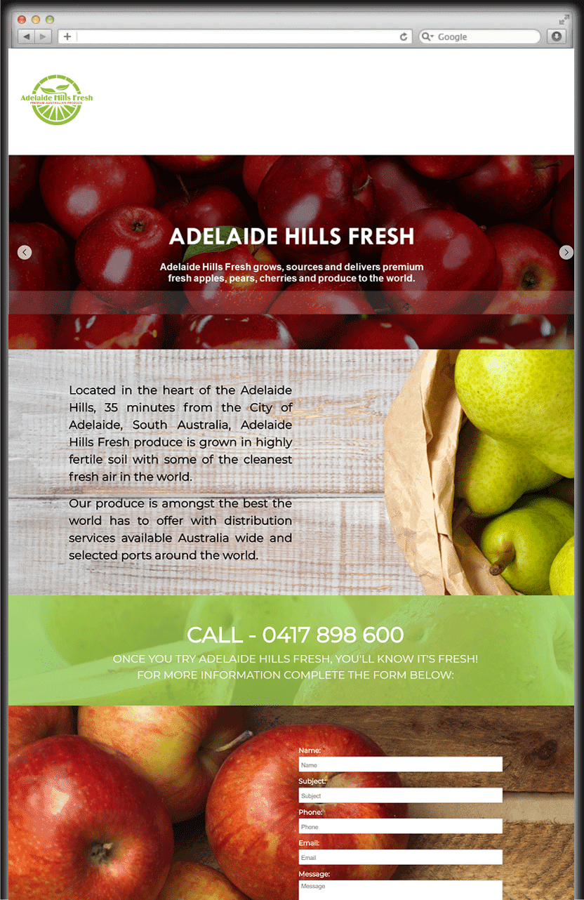 Fresh Product Adelaide Hills