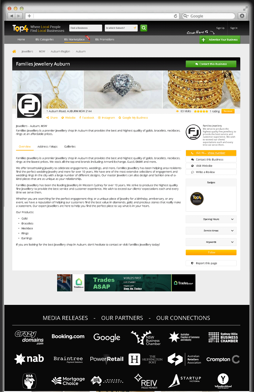 Jewellery Shop Auburn