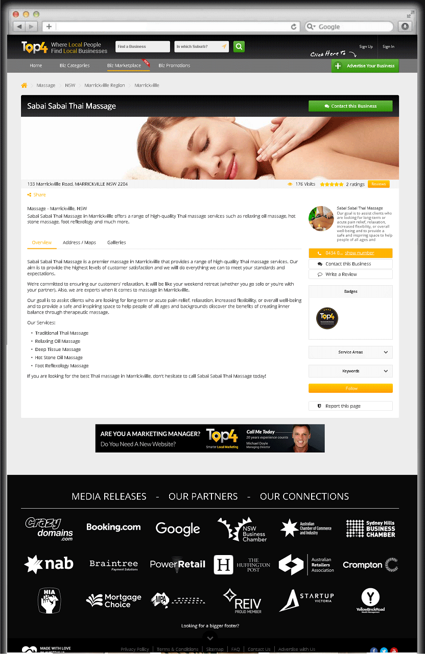 Thai Massage Marrickville