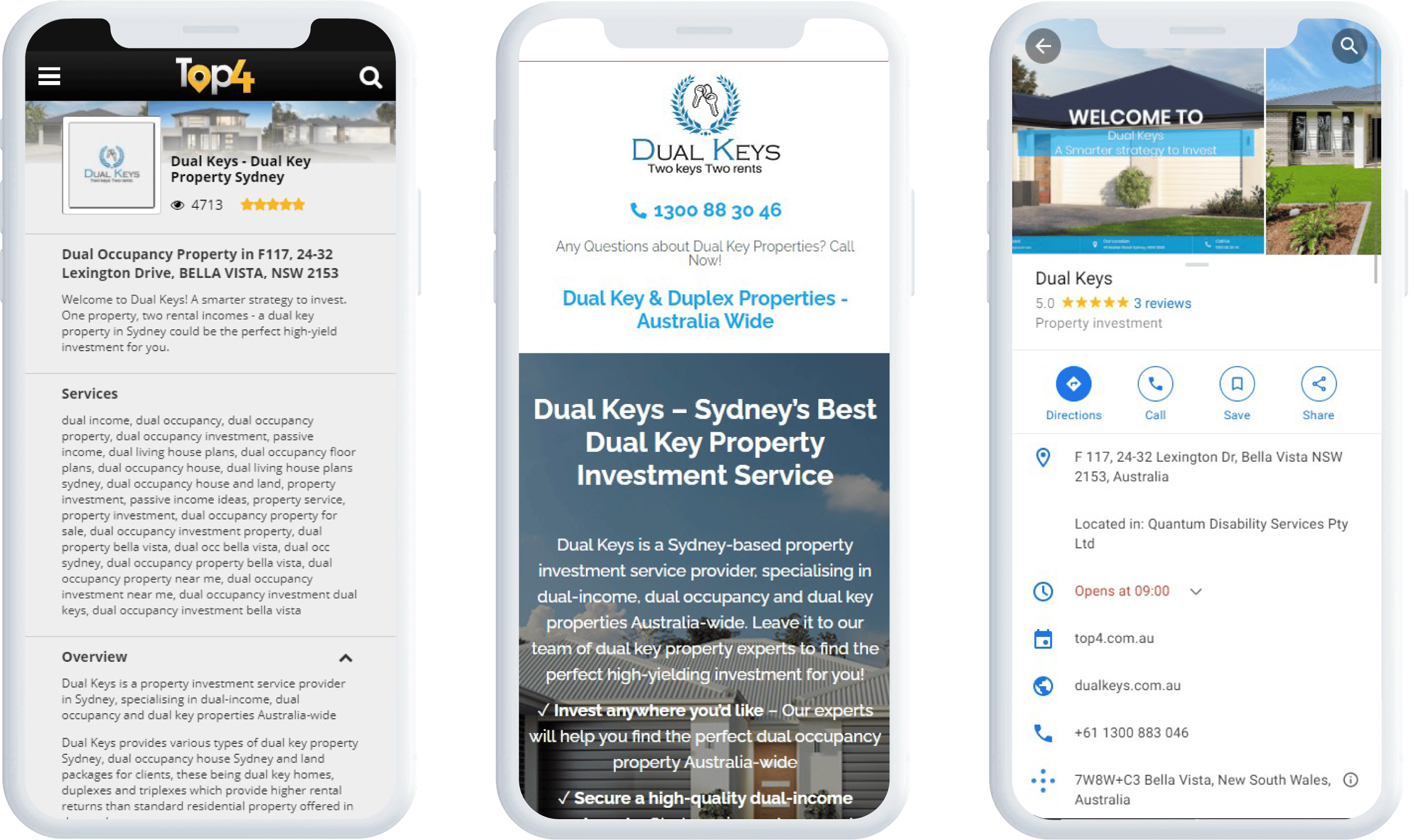 SEO Services for Dual Keys - Real Estate Agents