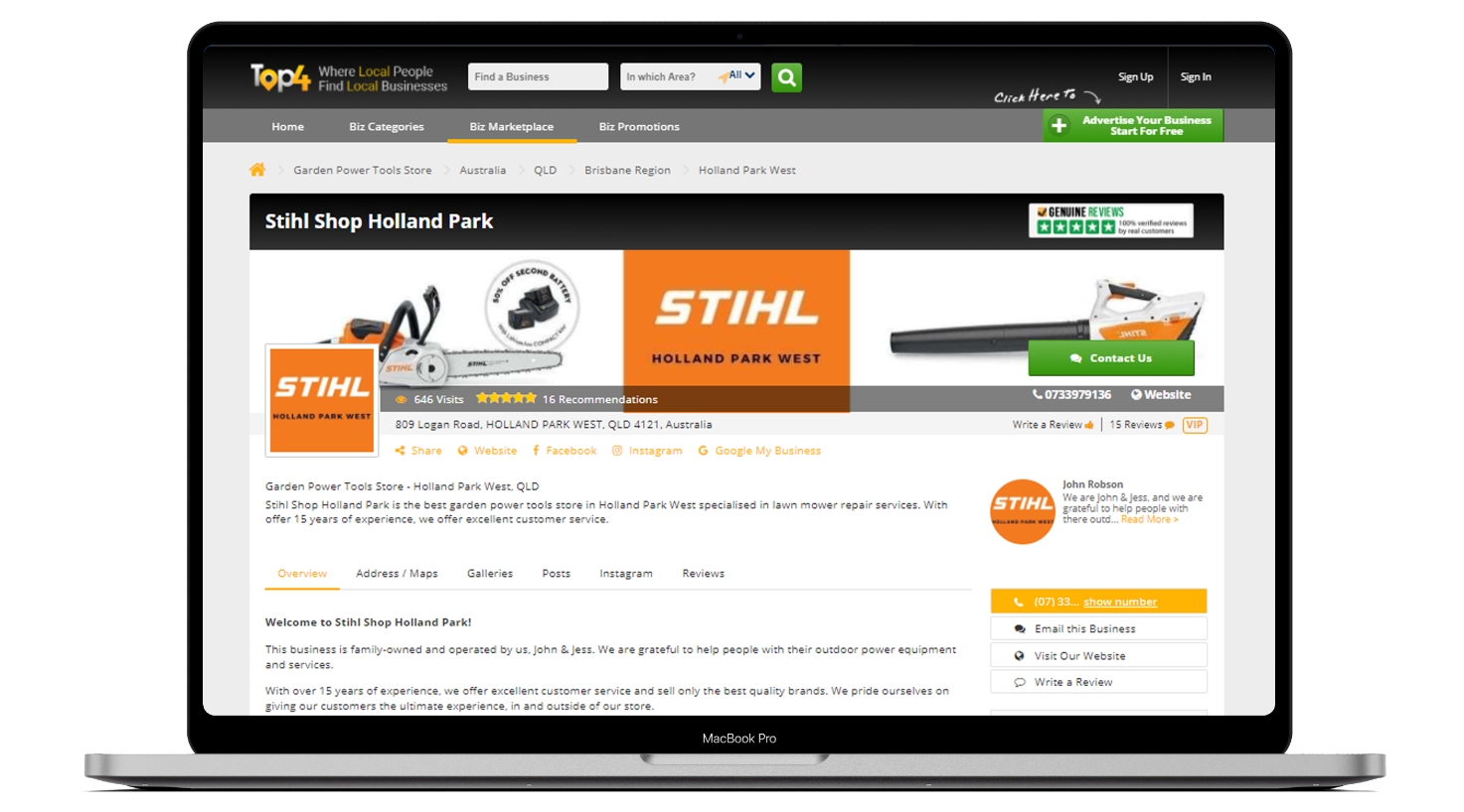 Stihl Shop Holland Park