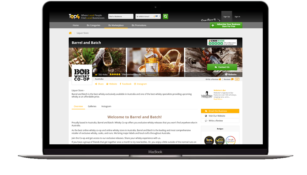 whisky and brewing company SEO service
