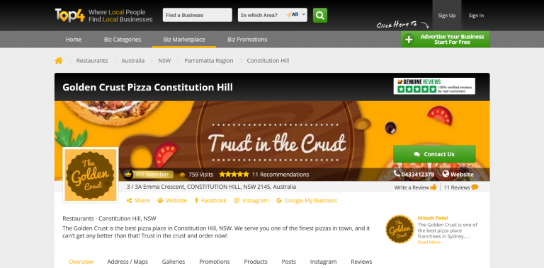 Local Pizzeria Digital Marketing Service