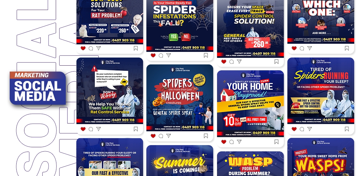 Social Media Marketing - City Pest Control Service