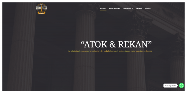 SEO Services for Lawyers & Solicitors - Atok & Rekan
