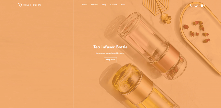 Website Development for Retail - Cha Fusion
