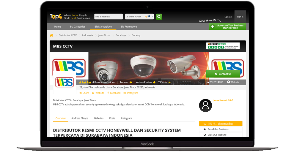 Local SEO Service - MBS CCTV 