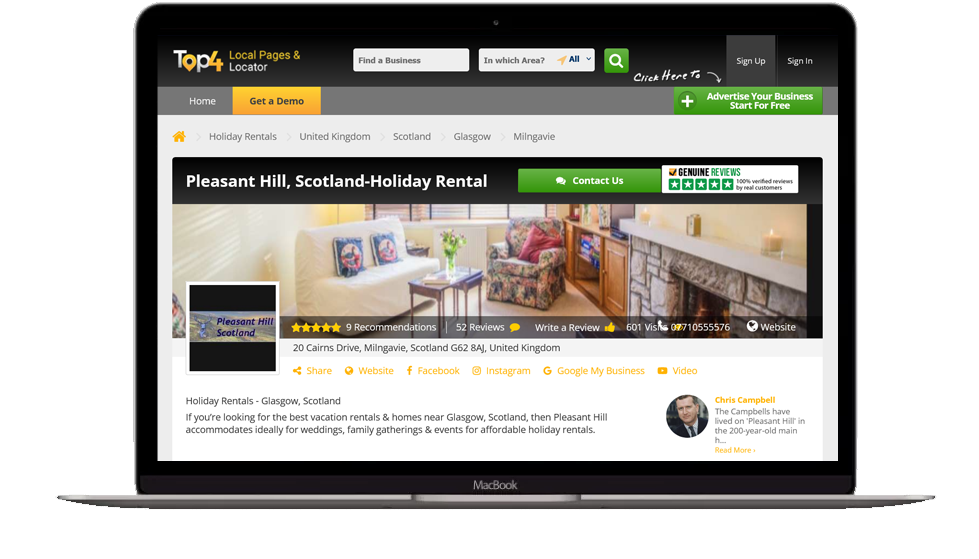 SEO Services for Holiday Rentals Company
