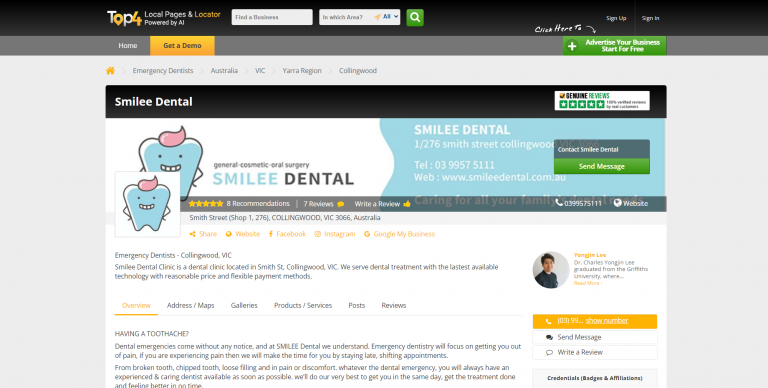 Top4 Platform service - SMILEE Dental