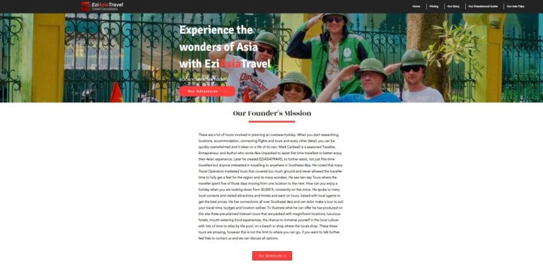 Website Redesign - EziAsiaTravel