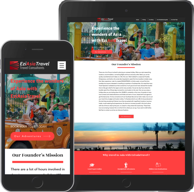 Website Redesign - EziAsiaTravel