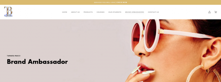 Landing Page Services - Tanaka Beauty Nail Supplies