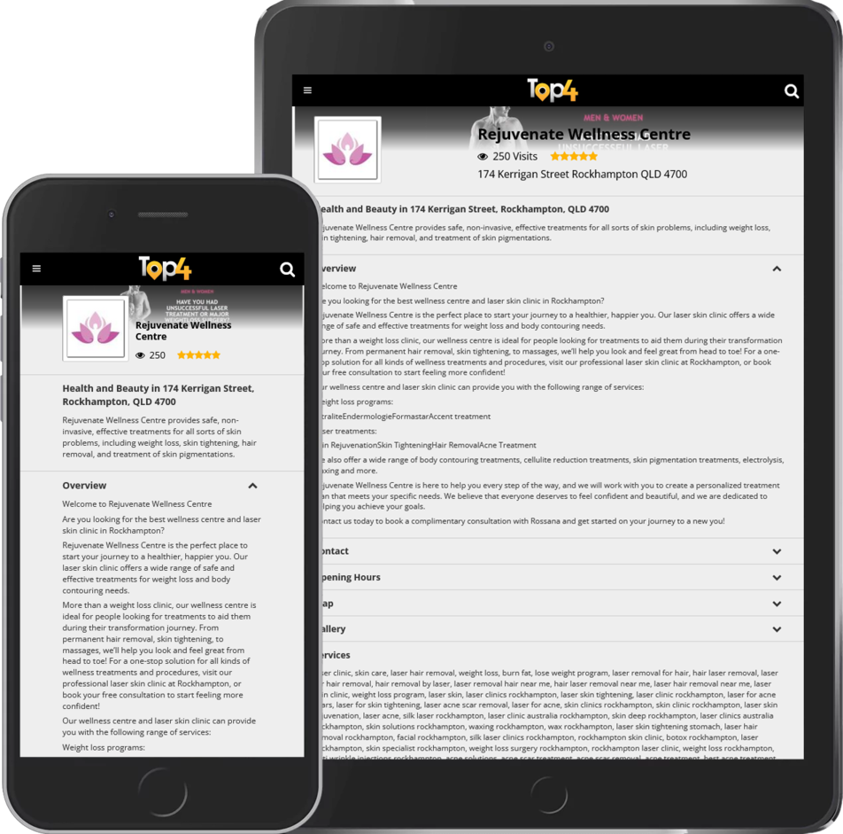 Digital Marketing Services for Skin Treatments Clinics Rejuvenate Wellness Centre