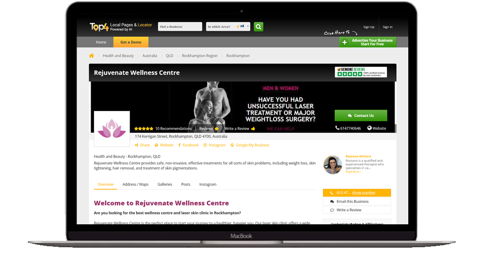 SEO Services - Rejuvenate Wellness Centre
