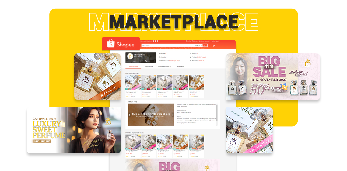 Marketplace Management Service for ED Luxury Perfume - Retail Local Perfume