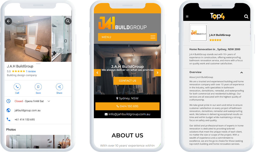 Seo Service And J.A.H BuildGroup