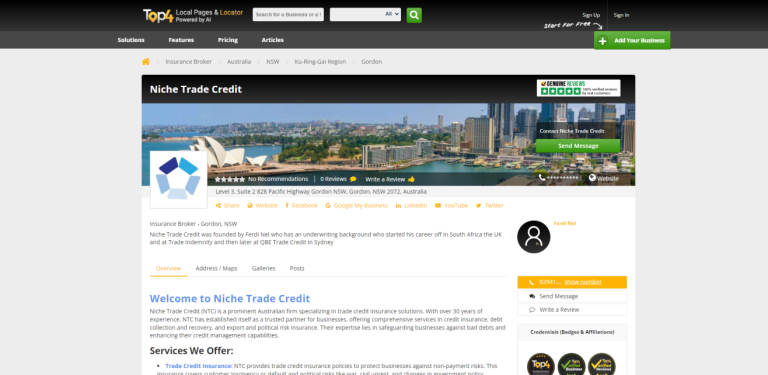 SEO Services - Niche Trade Credit