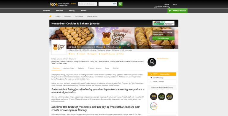 Social Media Management - HoneyBear Cookies