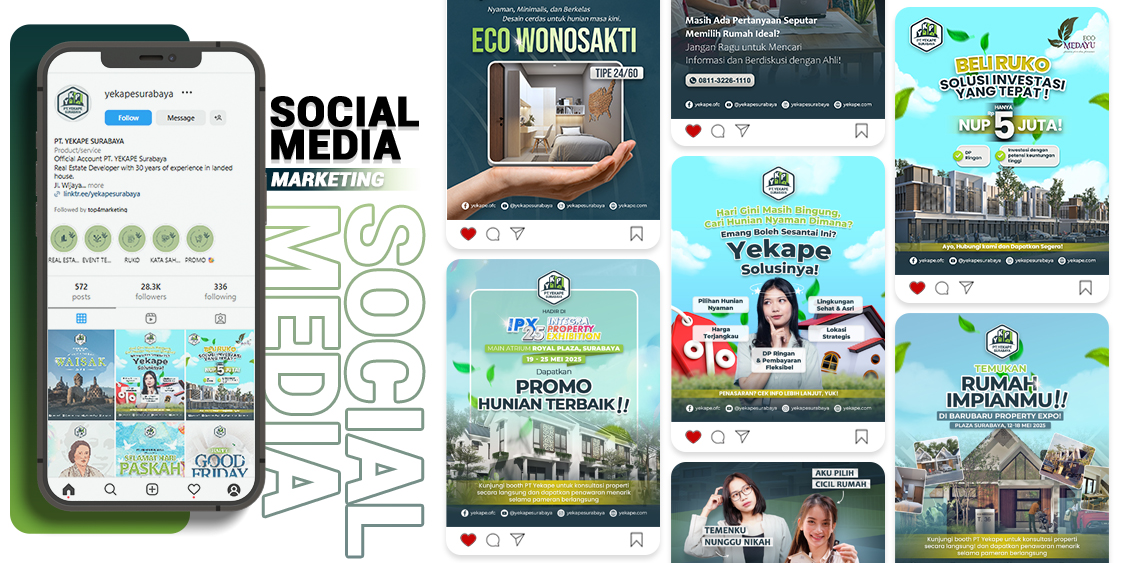 Social Media Management for PT Yekape Surabaya