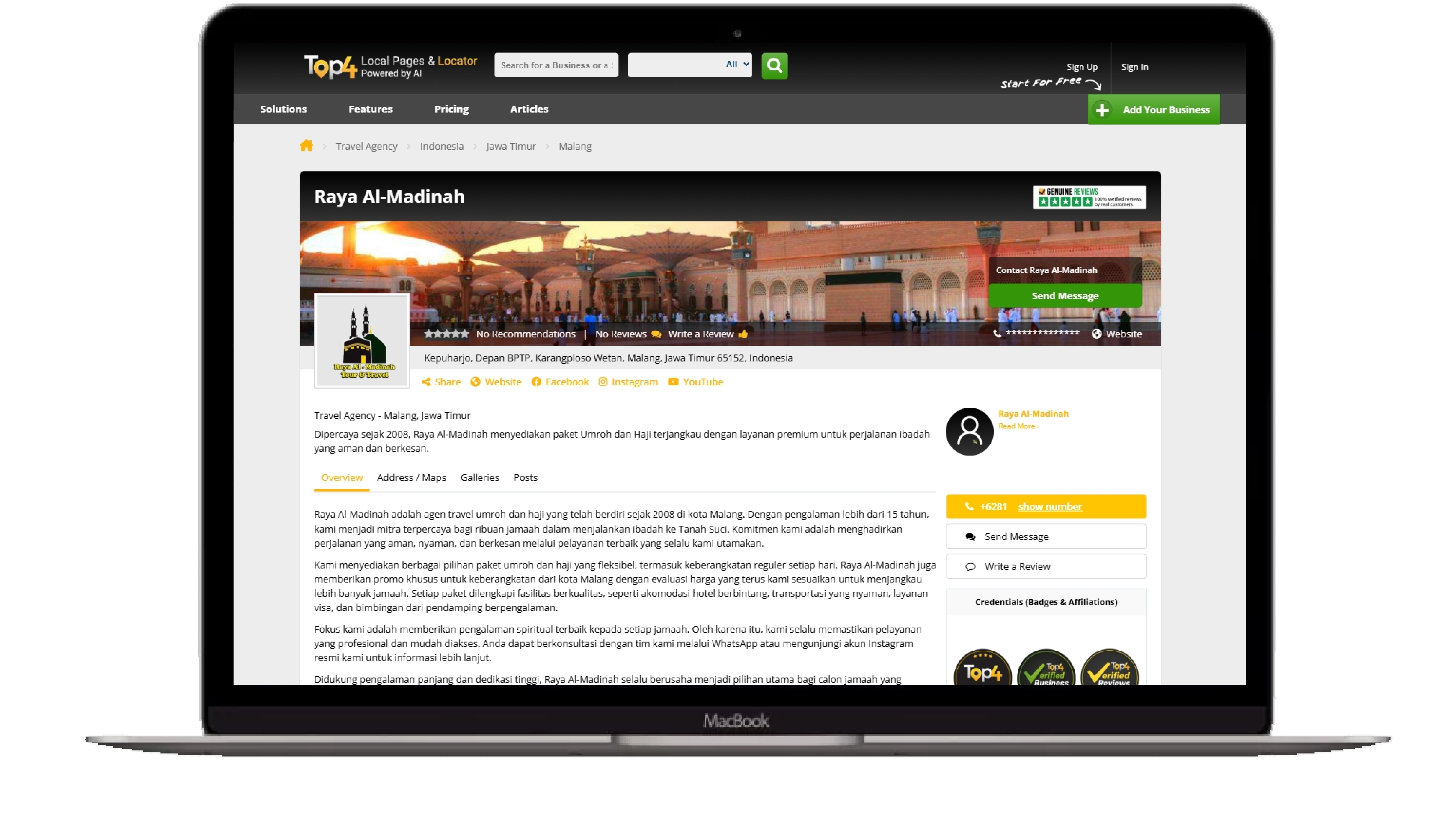 google and meta ads for raya al madinah