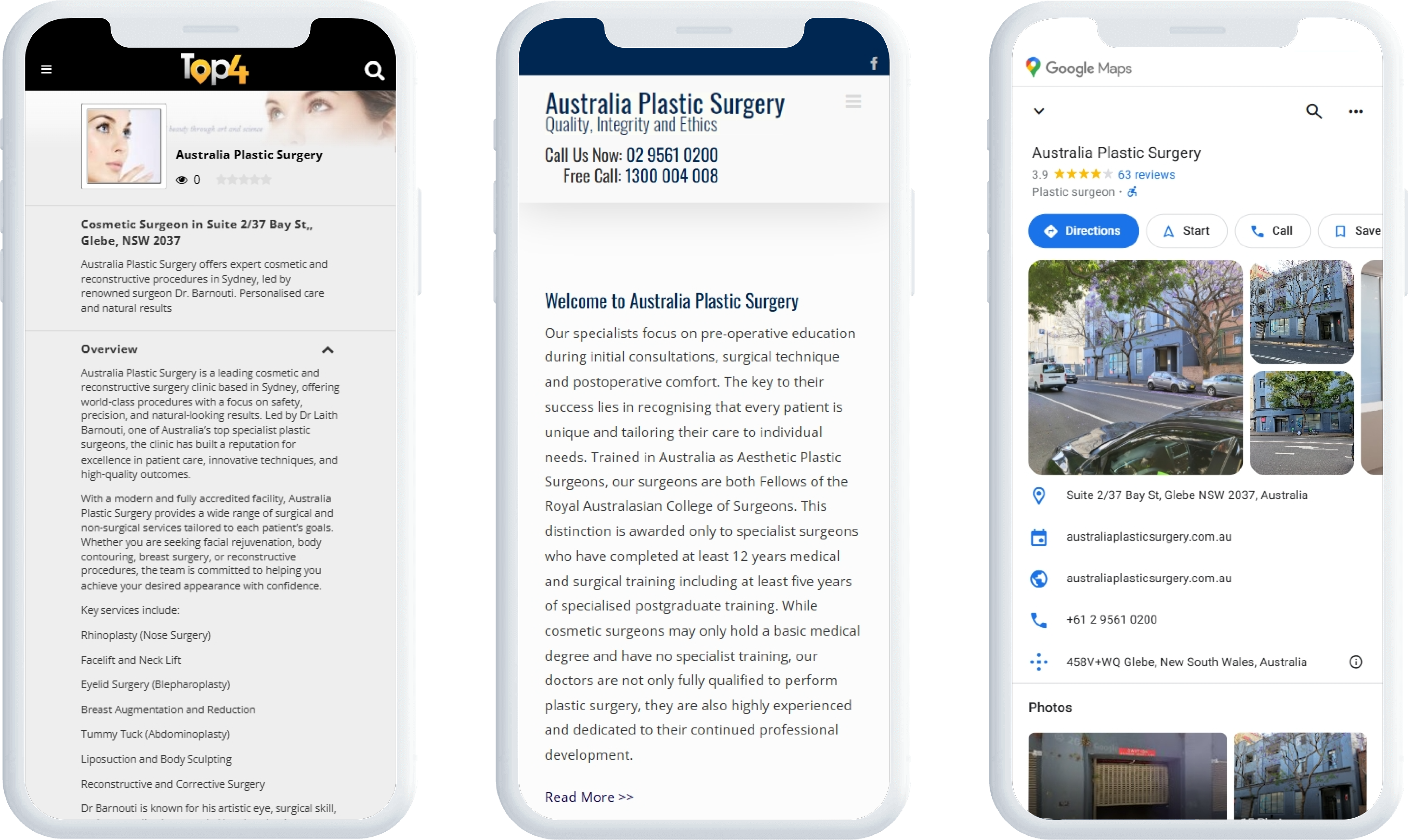 SEO Service for Australia Plastic Surgery