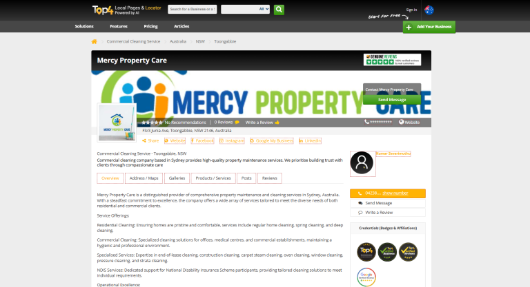 Seo Service for Mercy Property Care