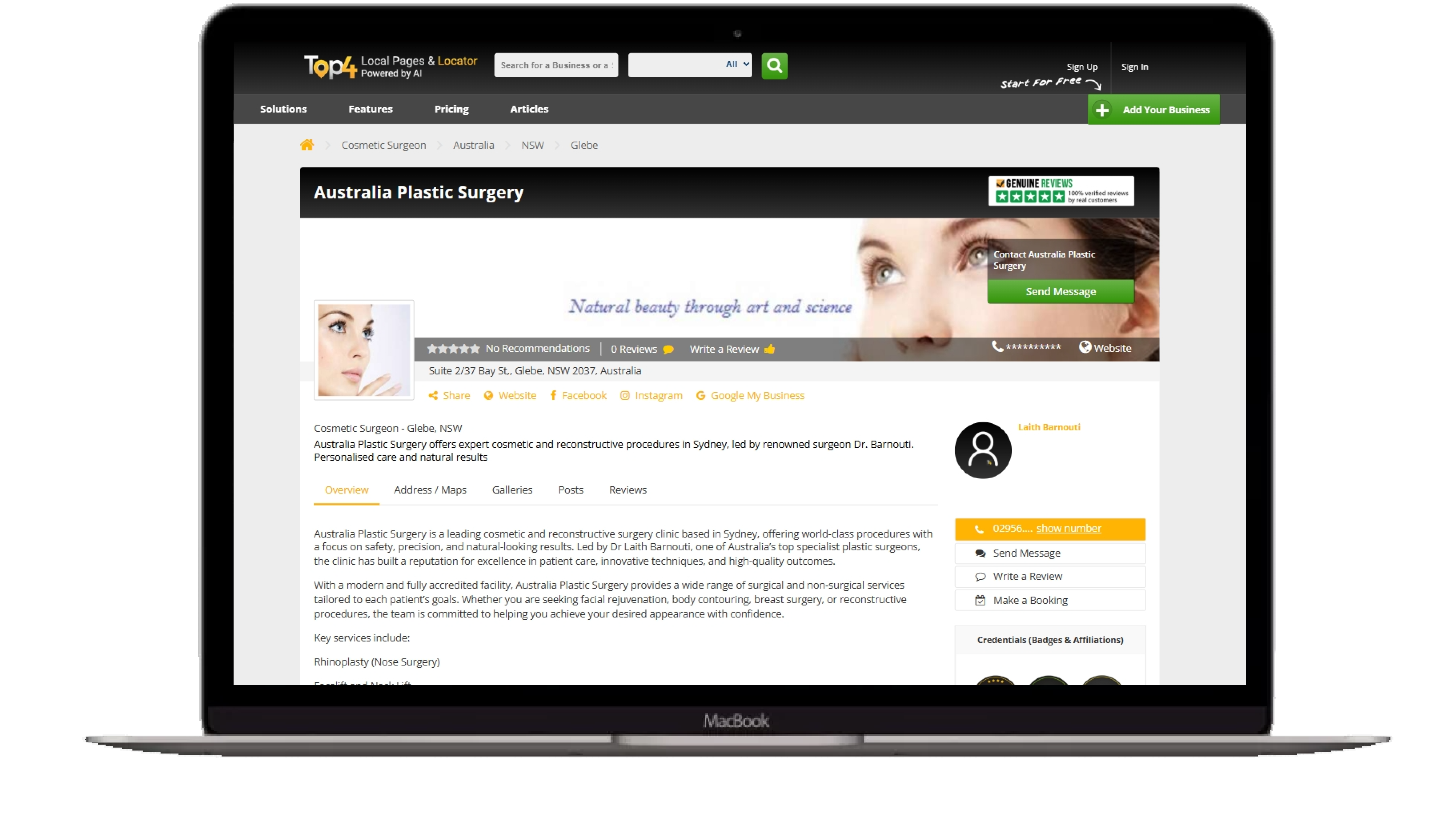 SEO Service for Australia Plastic Surgery