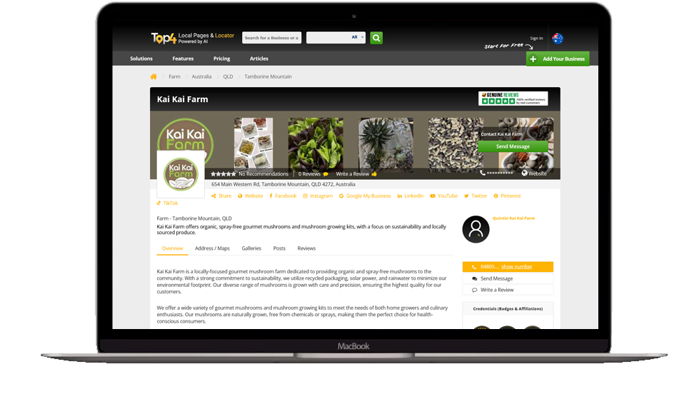 SEO Services - Kai Kai Farm
