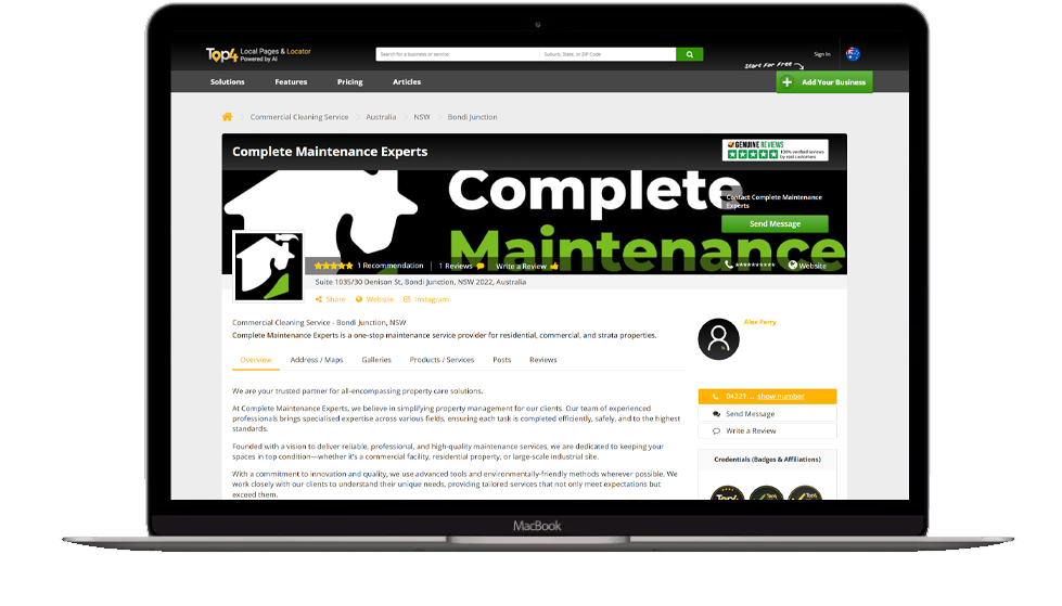 SEO Services for Complete Maintenance Expert