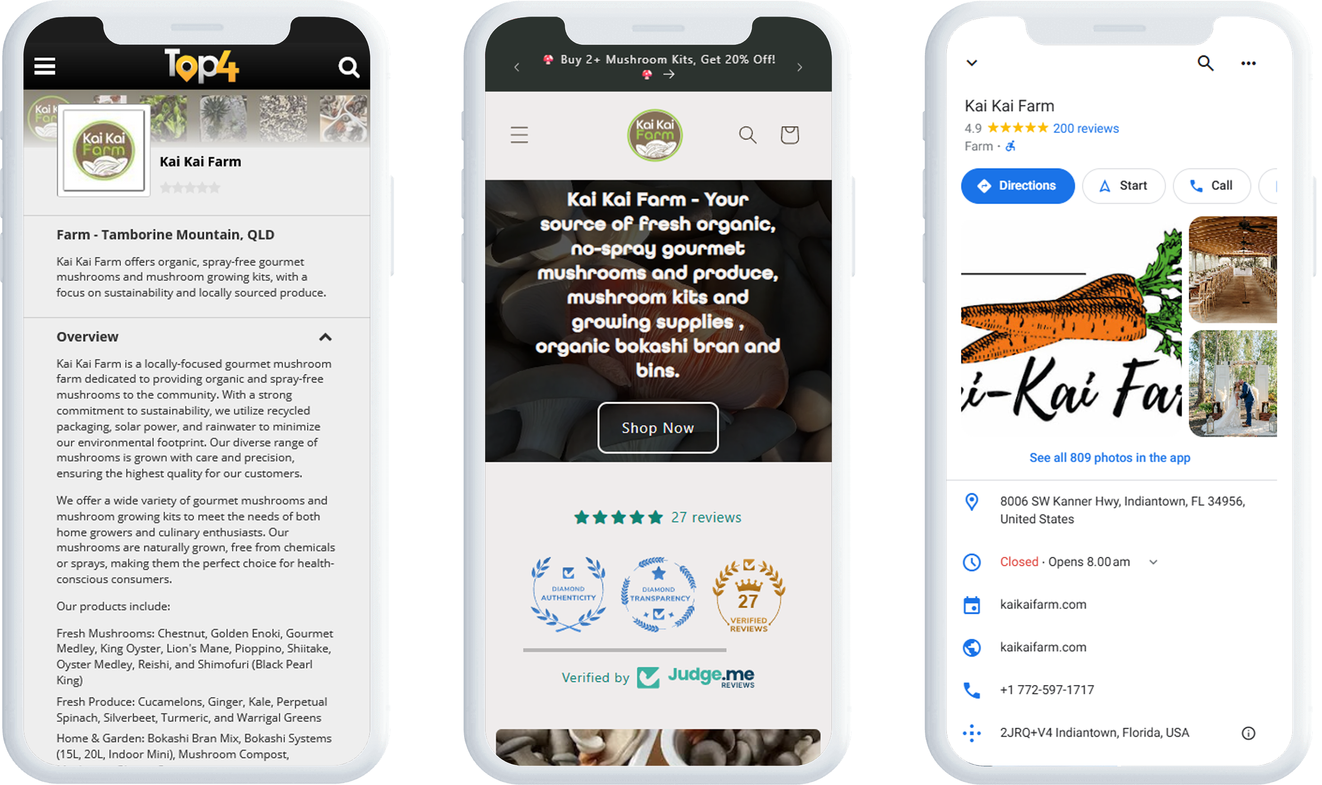 SEO Services - Kai Kai Farm