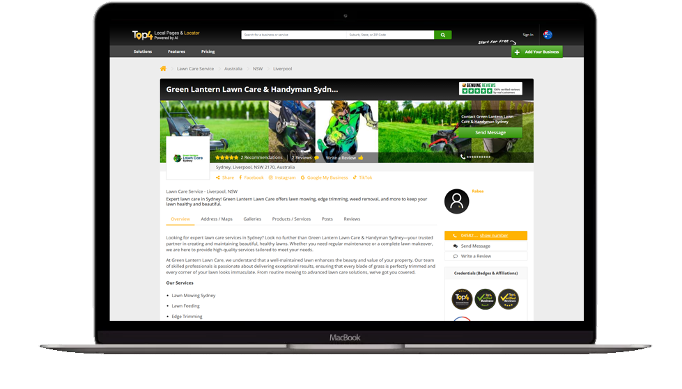 Local Marketing for Green Lantern Lawn Care & Handyman