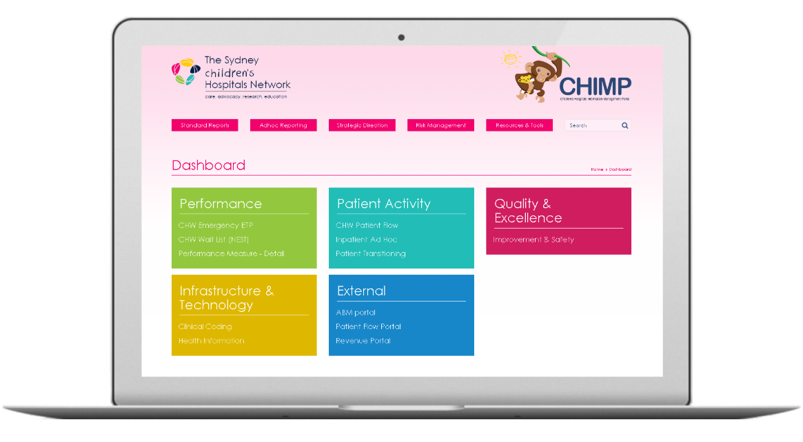 Children's Hospitals Information Management Portal Design
