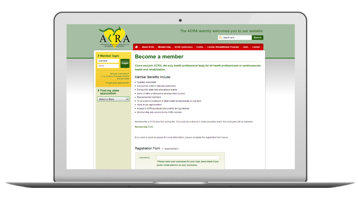 Website Development for ACRA