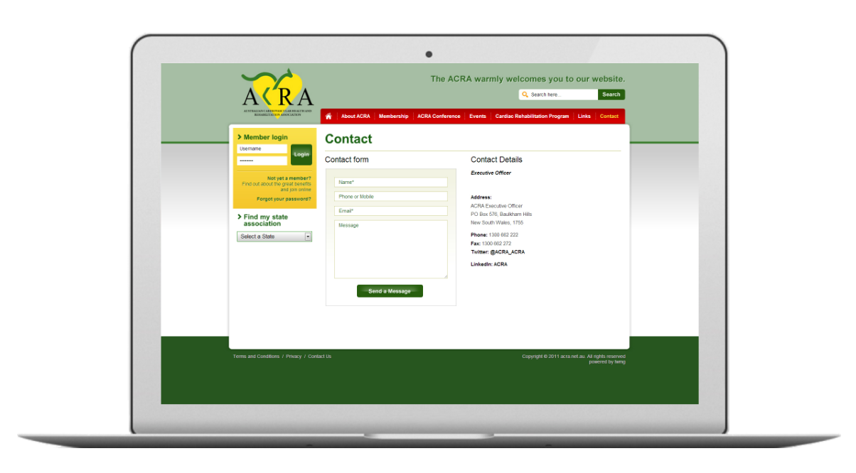 Website Development for ACRA