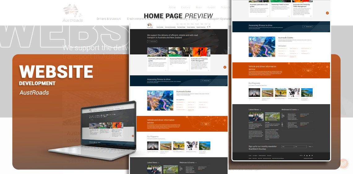 Website Development for AustRoads