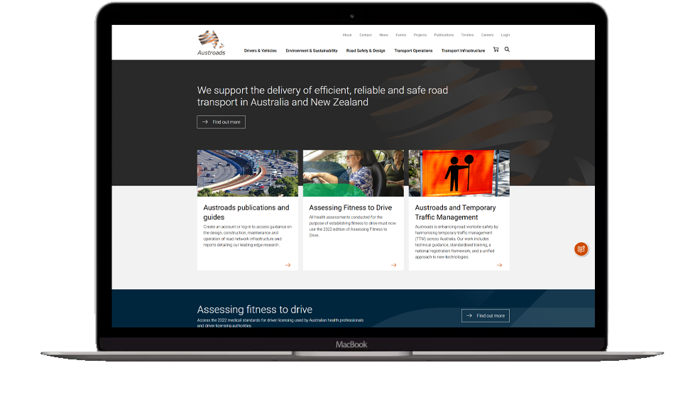 Website Development for AustRoads