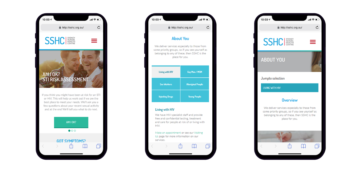 Website Development for SSHC