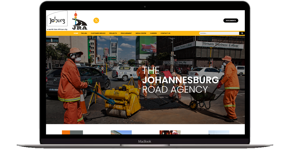 Website Improvement for Johannesburg Roads Agency