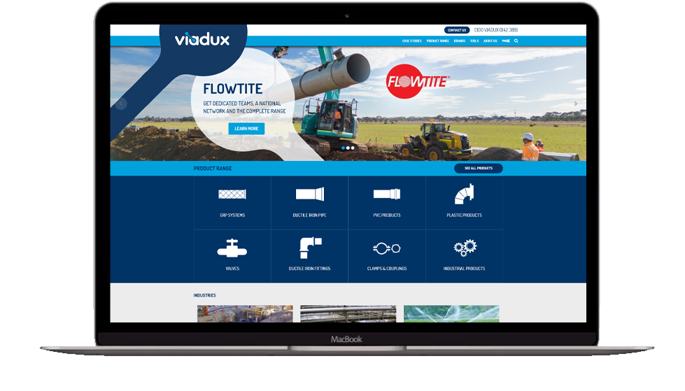 Website Redesign & Digital Transformation for Viadux Water Solutions