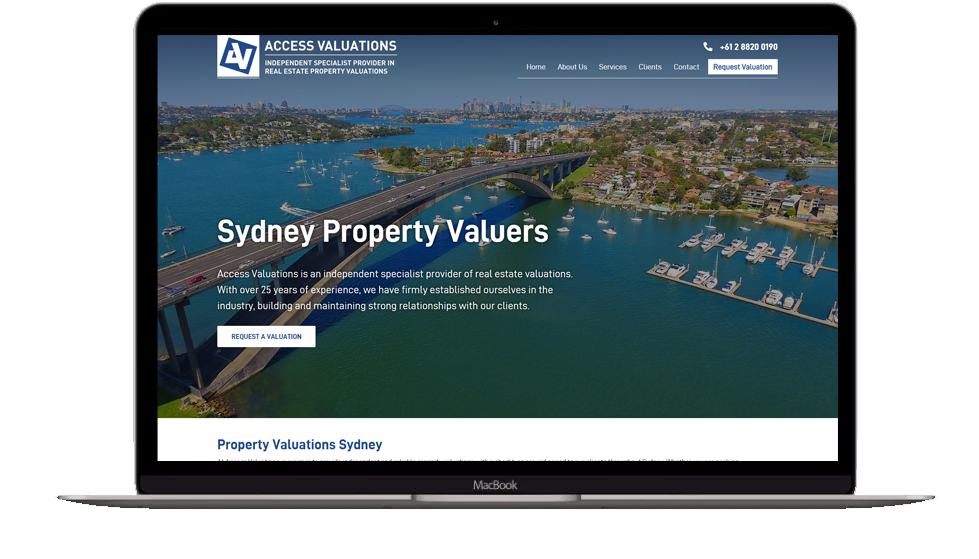 Website Rebuild for Access Valuations