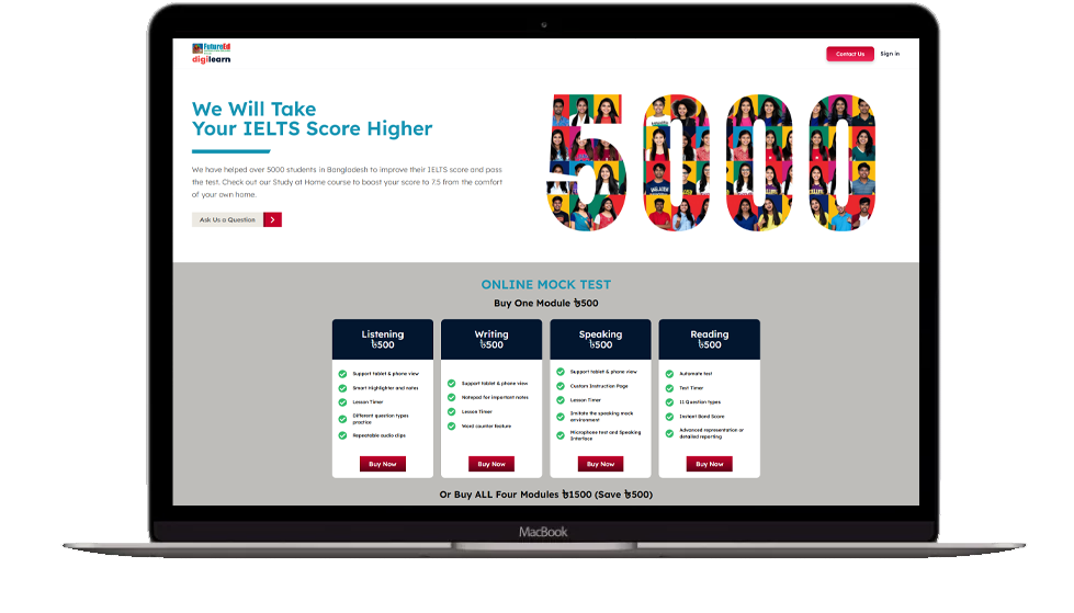 Website Rebuild for Digilearning