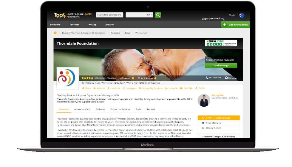 seo service for thorndale foundation