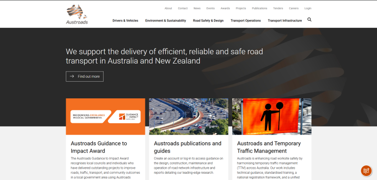 web design for austroads