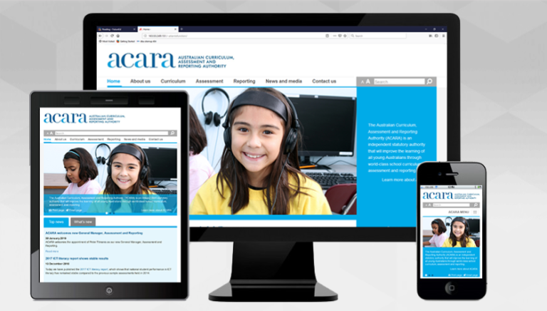web development for ACARA