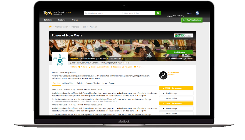 SEO and AI SEO Services for Power of Now Oasis